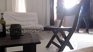 Latina Hanna Bent Over Doggystyle for Creampie