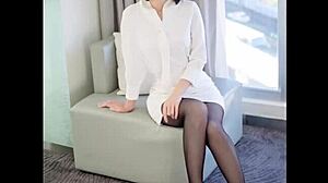 What happens in Ccplay1211's jerk off challenge part 1 with sexy Asian cosplay.