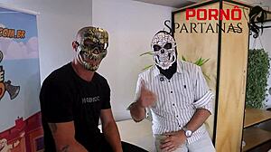 So, this Brazilian wife Gaby gives a wild pussy pounding to Spartano Akillies in her interracial cuckold casting interview with dirty talk and humiliation.