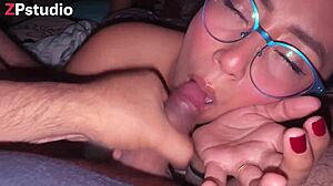 Teen Latina Babe Gives Blowjob And Takes Anal Cum In Mouth Homemade