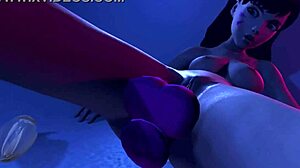 Night-Time Giantess Explores Anal Vore With Huge Insertions In A Tall Cartoon Fetish Scene