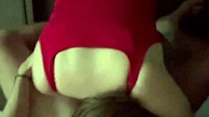 why does my step sister in red lingerie crave big cock cum in mouth?