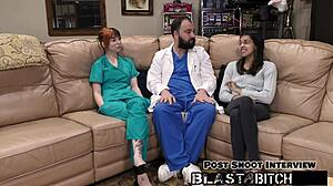 hey, wanna see how ditria roses pierced nipples and tight pussy get dominated in latex gloves for a creampie orgasm in missionary pov?