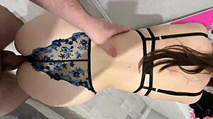 She just turned 19 and enjoys rough doggystyle creampie in bedroom pov.