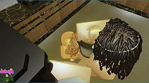 i'm pounding candy hard during her break, she's moaning wildly as we get into intense fucking action with deep thrusts