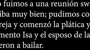 Isa con un amigo soltero? What happens in this amateur latina swingers homemade exhibitionist session?