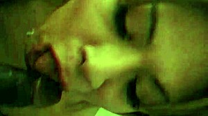 thot tranny deepthroating that monster bbc with total slut energy!