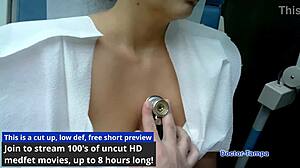 dr tampa, what's up with angel santanas 2022 checkup in glasses jeans latex gloves?