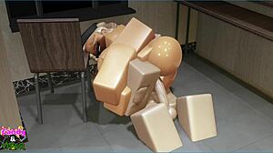 i'm pounding candy hard during her break, she's moaning wildly as we get into intense fucking action with deep thrusts