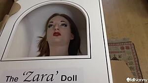 Mature Lacey Starr unboxes new sex doll for lesbian toy play with big tits milf in curvy bbw session.