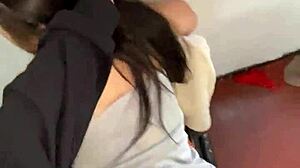 Oh man, this 18-year-old amateur girl just loves getting fucked on all fours so much