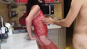 i fuck milf hard in kitchen missionary