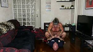 I fuck the policeman who came to arrest me with deepthroat and anal in trailer