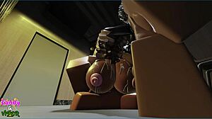 i'm pounding candy hard during her break, she's moaning wildly as we get into intense fucking action with deep thrusts