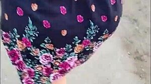 Harassing Mature Woman With Big Butt In Skirt On Streets Of Lima Peru