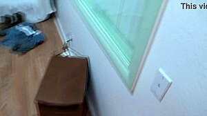 gypsy casting pov with sexy skinny slut gagging on cock in deepthroat choking suck