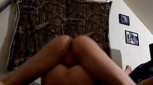 hey, check out this short rough bondage clip with handcuffs and tied up pussy action 😈 subscribe for more longer ones! rough couple goes hard with bound cock pounding.