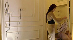 Hot Sexy Skinny Girl Meets Lesbian Girlfriend For Fake Porn Shooting No Panties