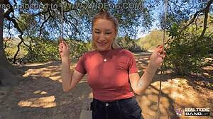 why is mads flores taking that dick on her hike?