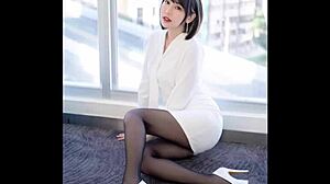 What happens in Ccplay1211's jerk off challenge part 1 with sexy Asian cosplay.