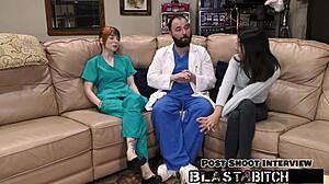 hey, wanna see how ditria roses pierced nipples and tight pussy get dominated in latex gloves for a creampie orgasm in missionary pov?