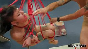 Nasty nympho endures brutal ass hole therapy in bizarre asylum