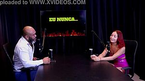 a mãe e pai apoia transou com três respondeu as perguntas do eu nunca e mama senta ou passa - bruna ferrari watch on sheer red