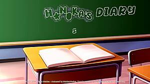 honoka is such a hot little slut getting fucked hard in ass doggystyle... oops