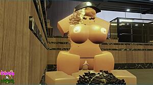 i'm pounding candy hard during her break, she's moaning wildly as we get into intense fucking action with deep thrusts