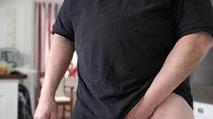 chris old man strip and diry talkdirty with clothes ripped in striptease