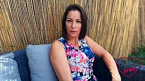 Kyara the naughty nurse tests her limits in an outdoor French amateur adventure