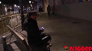 I feel so excited as petite Latina Daniela Nerea takes double black cock rough