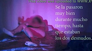 Isa con un amigo soltero? What happens in this amateur latina swingers homemade exhibitionist session?