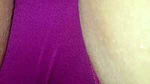 casual massage session turns into panties spreading with detailed lips exposure in relaxed vibe