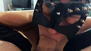 Leather Pantyhose Tease Leads to Dirty Passion in After-Party Hookup