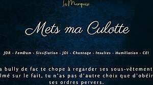 I follow french femdom joi for sissification and humiliation