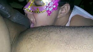 Puta Taking Leite from Pica in Homemade Session