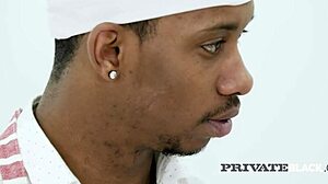 BBC lover Cassie Fire takes dark meat in stockings lingerie for anal doggystyle cumshot in private kitchen milk play