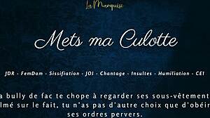 I follow french femdom joi for sissification and humiliation