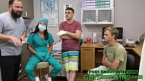 Naked Blonde Frank Tickles Canadian Feet In Close-up Humiliation Workout With Latex Gloves