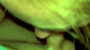 Blonde cutie deepthroats dick with gagging choking in public outdoor woods