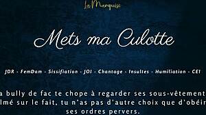 I follow french femdom joi for sissification and humiliation