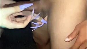 black guy challenges venezuelan webcam performer in deepthroat session