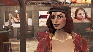 Fallout 4 Piper Intense Lesbian Strapon Sex Action