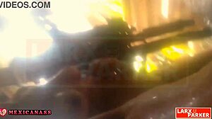 Kassandra, this beautiful young Mexican girl, dances and shows off her cute small tits and wet pussy in a casting interview for fans.