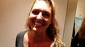 Tysk amatør skandale treer sex i omklædningsrum med to teen 18+