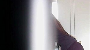 Big Boobs Blonde Changing Outfit