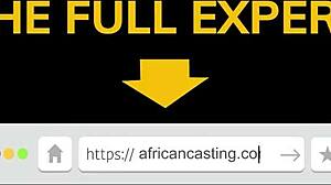 Amateur black housewife goes through hardcore interracial job interview. She handles blowjob deepthroat cumshot close-up with ebony milf natural tits in casting.