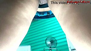 teacher tempts pregnant student into sexy poses while she grabs his throbbing cock eagerly