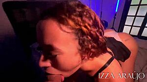 Why did he wake me up alone at home with his hard dick? I sucked it until he covered me in cum!